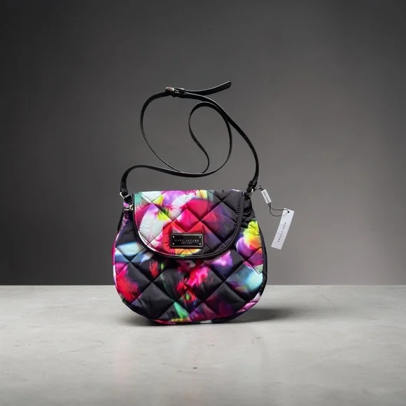 Marc Jacobs Floral Print Quilted Nylon Crossbody  NWT - Picture 5 of 11
